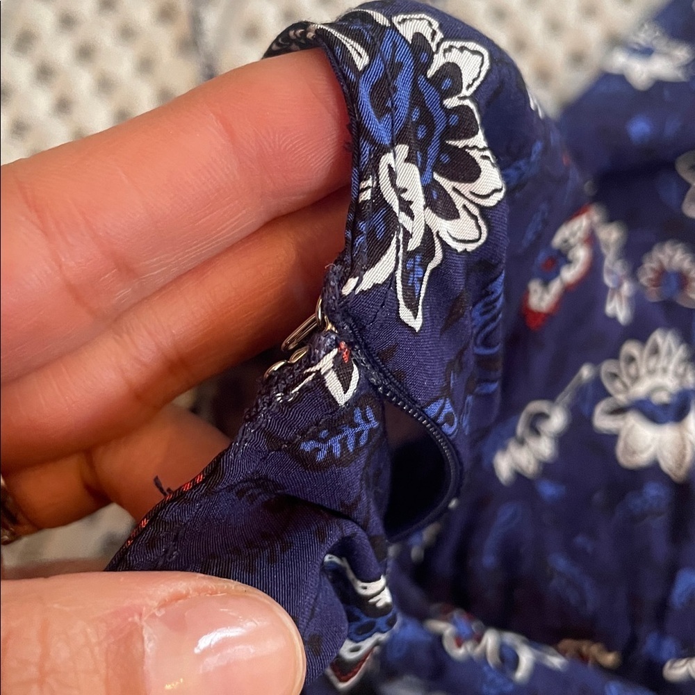 Thakoon Navy Lotus Printed Dress - Picture 15 of 16